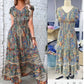Amira - Böhmisches Maxikleid mit Paisley-Muster
