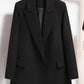 Beiger Blazer mit Taillengürtel und Taschen - Emilia