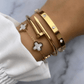 Amelia München - 3 Luxe-Armband-Set aus Edelstahl