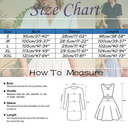 Emma - Grünes Taillenkleid mit V-Ausschnitt