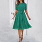 Charlotte - Graues Tupfenkleid im Retro-Stil