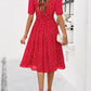 Charlotte - Graues Tupfenkleid im Retro-Stil