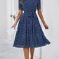 Charlotte - Graues Tupfenkleid im Retro-Stil