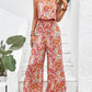 Breanna - Blumiger Weitbein-Jumpsuit