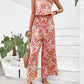 Breanna - Blumiger Weitbein-Jumpsuit