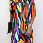 Cielo - mode kleid mit fledermausärmeln