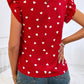 Mia - Roséfarbenes Shirt mit Herzmuster