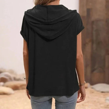 Sophie - Grünes Button-Down T-Shirt