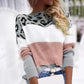 Strickpullover mit kontrastierenden Farben