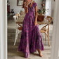 Amelie - Elegantes Maxikleid in Blautönen