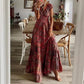 Amelie - Elegantes Maxikleid in Blautönen