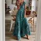 Amelie - Elegantes Maxikleid in Blautönen
