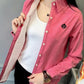 Sophie's Damen Shirtjacke | Neue Langarmjacke: Modische Warme Damenbluse