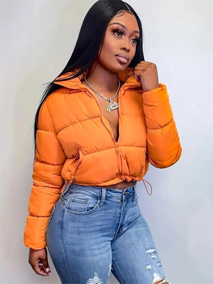 Warme Frauenjacken mit Reißverschluss für Herbst und Winter