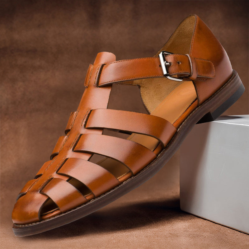 Felix Ledersandalen – Klassischer Stil & Komfort