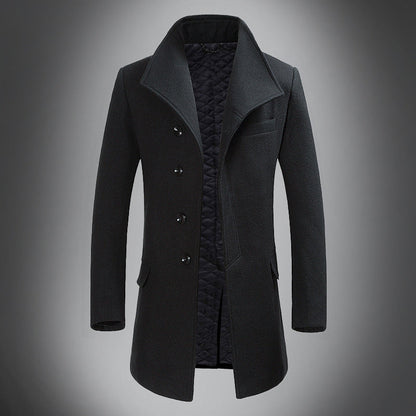 Jake - Klassischer Wollmantel