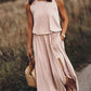 Amelia - Entspanntes Weißes Maxikleid