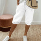 Adriada - Damen-Shorts aus Baumwolle und Leinen