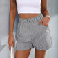 Elisa - Gestreifte Paperbag-Shorts