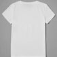 Clara - Weißes Herzen- und Leoparden-T-Shirt