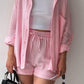 Liselle | Chic und kuschelig Langarm-Shirt-Shortset