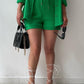 Liselle | Chic und kuschelig Langarm-Shirt-Shortset