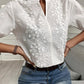 Bluse mit V-Ausschnitt - Mystique