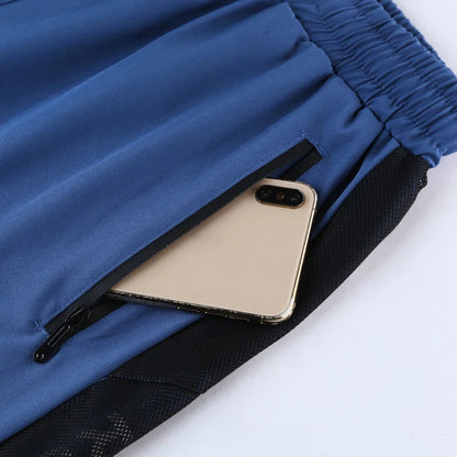 Herren-Trainingsshorts mit Reißverschlusstaschen