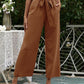 AMELIA - Plissierte Hose mit weitem Bein