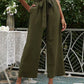 AMELIA - Plissierte Hose mit weitem Bein