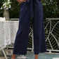 AMELIA - Plissierte Hose mit weitem Bein