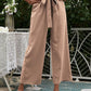 AMELIA - Plissierte Hose mit weitem Bein
