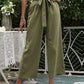 AMELIA - Plissierte Hose mit weitem Bein