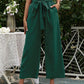 AMELIA - Plissierte Hose mit weitem Bein