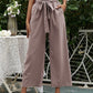 AMELIA - Plissierte Hose mit weitem Bein