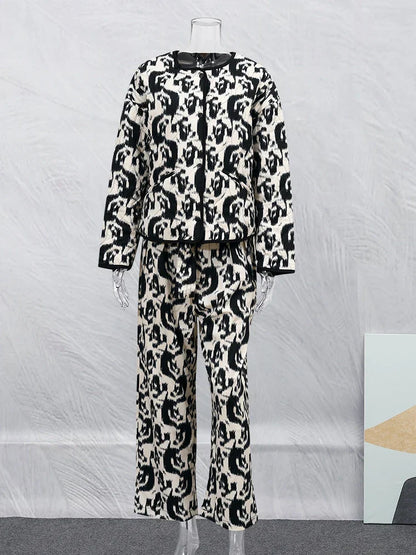 Christina - Vintage Blumen Bedruckte Jacke