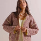 Christina - Vintage Blumen Bedruckte Jacke