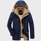 Hugo – dicke winterjacke mit kapuze für herren mit jacke mit tiefen taschen