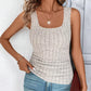 Beiges Rippentanktop - Nina