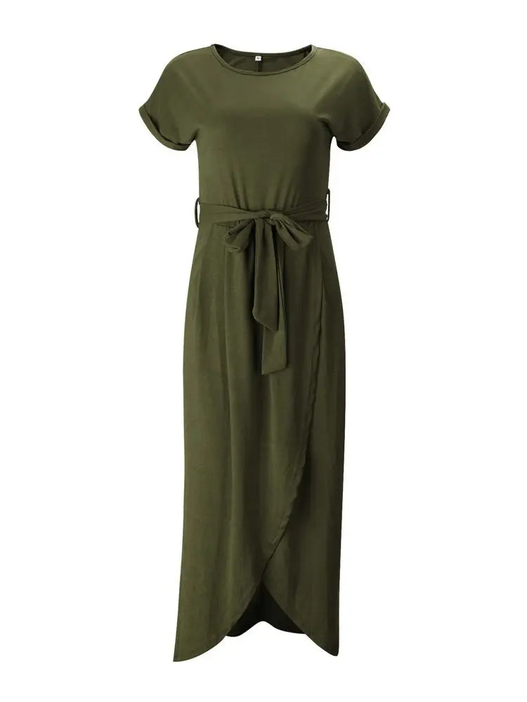 Sophie - Schwarzes Unregelmäßiges Kleid