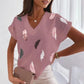 Africa - Mode-T-Shirt mit V-Ausschnitt