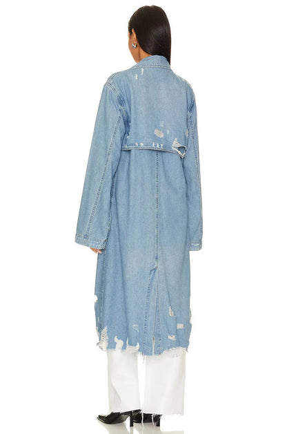 Elegante Frauen-Jeansjacke für Herbst & Winter 2024