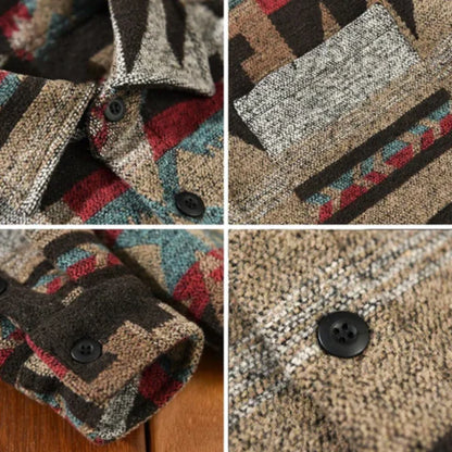 KENDRICK - Herrenhemd aus Vintage-Flanell