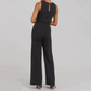 Modischer Lily Jumpsuit | Trend-Jumpsuit mit weiten Beinen und kurzen Ärmeln