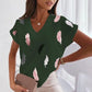 Africa - Mode-T-Shirt mit V-Ausschnitt