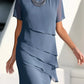Pacey - Plissiertes Chiffonkleid