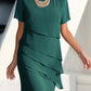 Pacey - Plissiertes Chiffonkleid