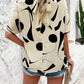 Bella - Beige Musterbluse
