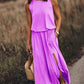 Amelia - Entspanntes Weißes Maxikleid