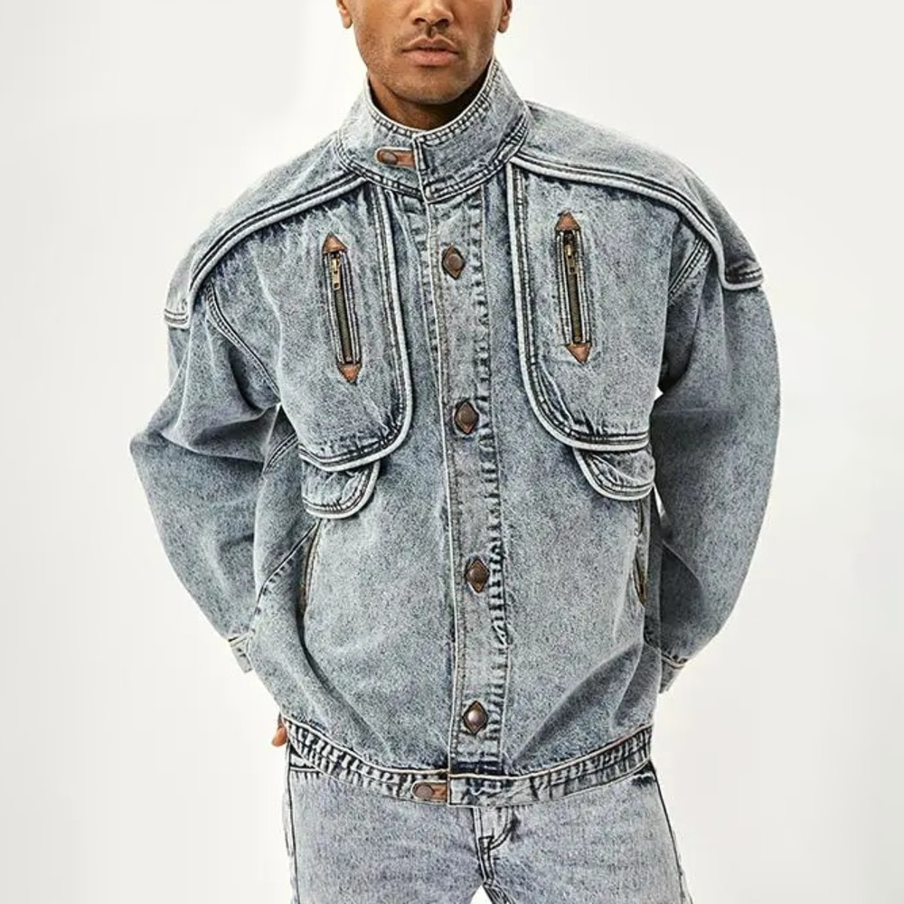 Amir - Vintage Denim Jacke